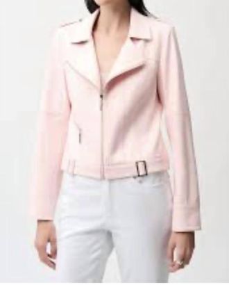 Joseph Ribkoff Buckle Jacket In Pink