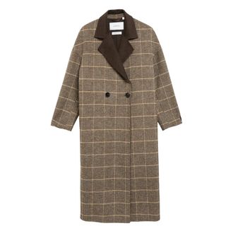 Comma Blazer Jas - Dames - Mantel - Bruin - S - Wol - Jassen
