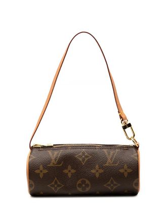 Louis Vuitton 1990-2020 Monogram Papillon Pochette handtas - Bruin