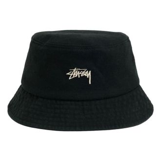 St&uuml;ssy Stock Bucket Hat Black 1321290-BLAC