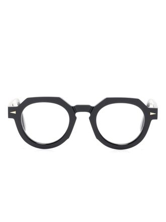 Ahlem Petits Champs round-frame glasses - unisex - Acetate - One Size - Black