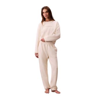 Calvin Klein Dames/Dames Gewatteerde Joggingbroek (Ivoor)