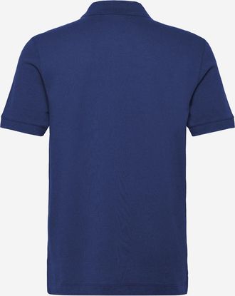 HUGO BOSS Mens Polo Shirt Cotton Blue T-shirts And Polos
