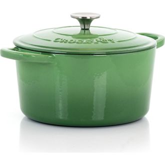 Crock-pot Artisan 2 Piece 5 Quarts Enameled Cast Iron Dutch Oven in Pistachio Green at Nordstrom