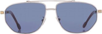 Fred Perry Blue Pilot Mens Sunglasses FG40036U 16V 60