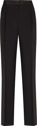 Alberta Ferretti Crêpe Wide-leg Trousers