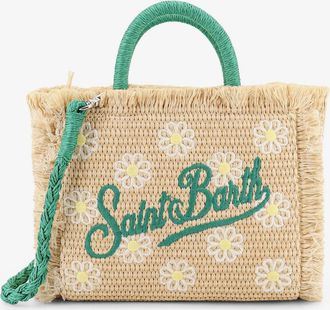 MC2 Saint Barth Borsa a mano Vanity Mini Straw con ricami all-over - MC2 SAINT BARTH - gender_Woman