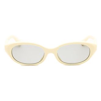 Burberry BE4447D414587 Oval Frame Sunglasses - Yellow
