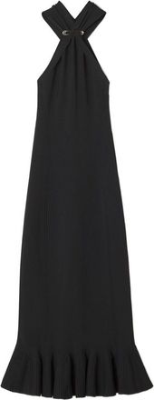Lanvin Halter Neck Midi Dress