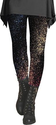 Generic Leggings For Women Uk Patterned Sequin Trousers For Women Uk Sweatpants Elasticated Waist Skinny Bottoms Sparkly Sequin Stretchy Joggers Christmas Shi