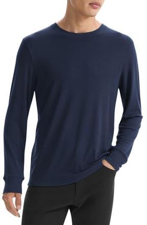 Theory Essential Long Sleeve T-Shirt in Baltic - Xhx at Nordstrom Rack, Size Xx-Large
