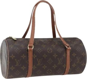 Louis Vuitton Pre-owned Handbags, female, Brown, Size: ONE SIZE Pre-owned Vintage Canvas Handbag