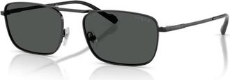 Vogue Eyewear Vo 4346S Zonnebrillen - Heren - Zonnebrillen - Zwart - 56 MM - Accessoires
