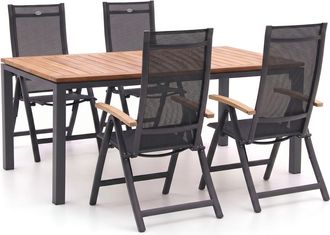 Hartman Hartman Troy/Linosa 180cm dining tuinset 5-delig verstelbaar