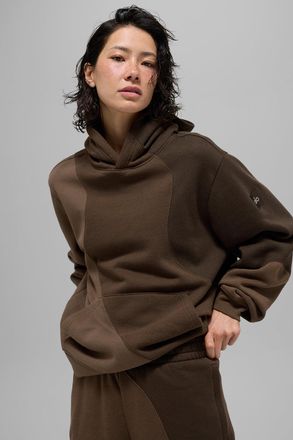 Alo | Make Waves Hoodie in Espresso Tonal Brown, Size: 3XL WOMEN/2XL MEN