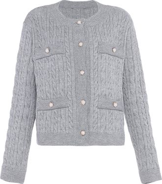 Faina Jumper Dames licht grijs melange