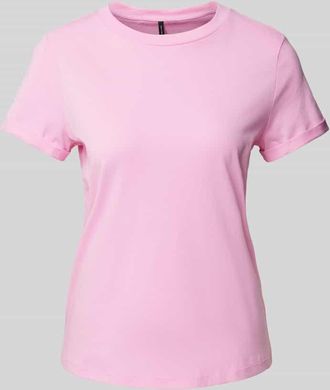 Vero Moda Regular Fit T-Shirt aus reiner Baumwolle Modell PAULA in Rosa, Gr&ouml;&szlig;e L