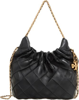 Tory Burch Tory Burch Hobo Bags - Fleming Mini Hobo Bag - black - Hobo Bags for ladies