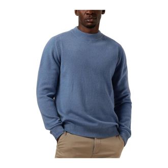 Anerkjendt Truien & Vesten, Heren, Blauw, S, Wol, Blauw Lamswol Gebreid Trui Vest