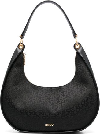 DKNY Abby shoulder bag - women - Polyester/Calf Leather - One Size - Black
