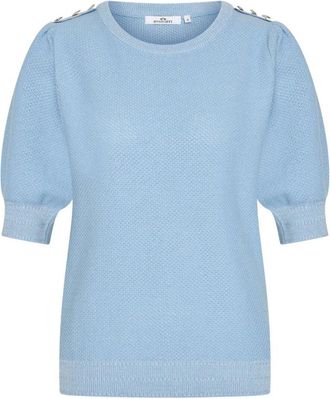 HV Polo Dames, Truien, Blauw, Maat: S