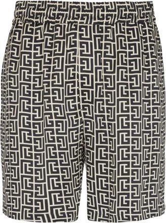 Balmain Casual Shorts - Heren - Korte Broeken - Veelkleurig - S - Nylon - Korte Broeken
