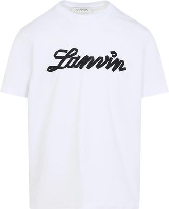 Lanvin Embroidered Logo T-Shirt