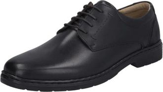 Josef Seibel Schoenen, Heren, Zwart, 42 EU, Stijlvolle Veterschoenen Alastair 01