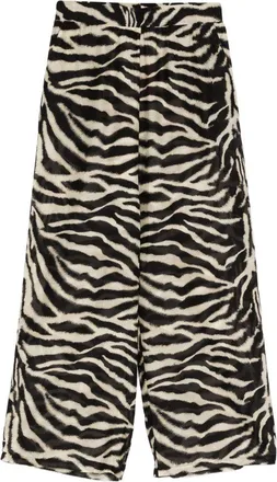 Ermanno Scervino Womens Printed Cotton Trousers