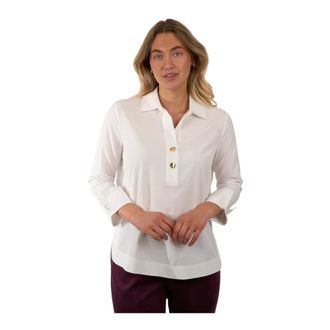 Joseph Ribkoff Dames, Blouses & Shirts, Wit, Maat: M Spandex