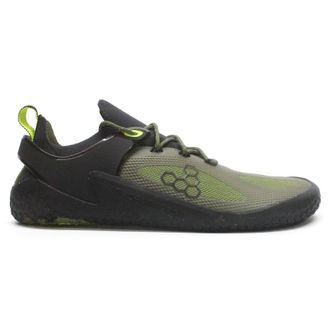 Vivobarefoot M Strength Textile Synthetic Womens Low Top Trainers - Forest Green Acid Lime - Size:UK 8