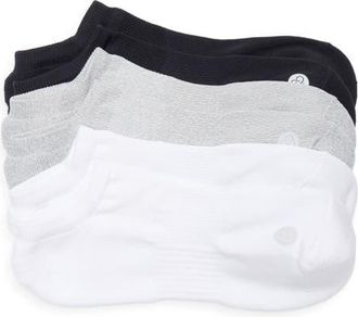 Zella 3-Pack Low Training Socks in White Multi at Nordstrom, Size 9-11