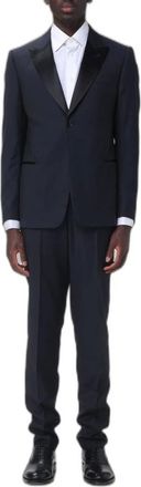 Emporio Armani Abito monopetto con revers a lancia - - Suits - Uomo - Blu - 2XL
