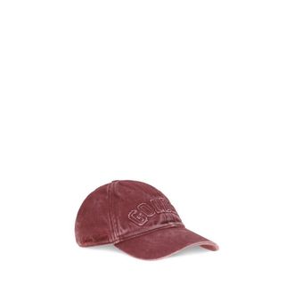 Golden Goose Womens Bordeaux Cotton Cap (baseball Hat)