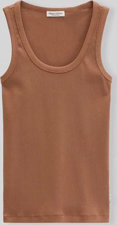 Marc O'Polo Regular Fit Top aus Baumwoll-Mix in Hazel, Gr&ouml;&szlig;e XXL