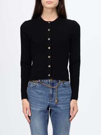 Michael Kors Cardigan girocollo in misto lana merino con chiusura a bottoni