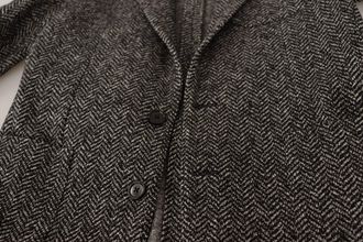 Dolce & Gabbana Mens Gray Cotton Single Breasted Fantasy Blazer Clothing