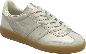 Gola Womens Viper Metallic Sneakers In White