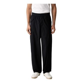 A|X Armani Exchange Broeken, Heren, Blauw, W31, Katoen, Wijde broek