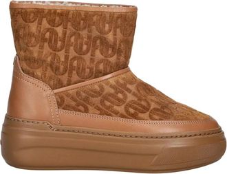 Furla Nuage Snow Boot - Dames - Winterlaarzen - Bruin - 40 EU - Leer - Schoenen