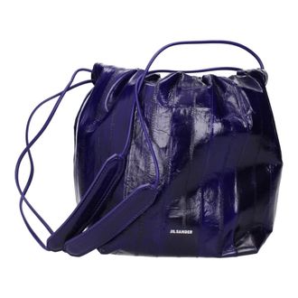 Jil Sander Dames, Tassen, Paars, Maat: ONE Size Leer