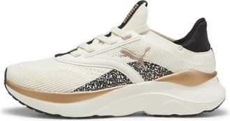 Puma Puma Womens Softride Mayve, Warm White-Gold-Black, 10