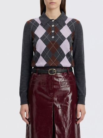 Self Portrait Polo Shirt SELF-PORTRAIT Woman color Grey