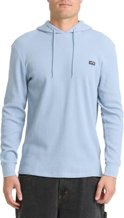 Billabong Foundation Thermal Hoodie in Blue Fog at Nordstrom, Size Xx-Large