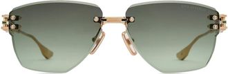 Dita Eyewear rimless geometric-frame sunglasses - unisex - Metal - 58 - Gold