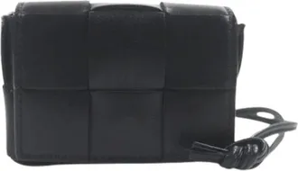 Bottega Veneta Pre-owned Mini Bags, male, Black, Size: ONE SIZE Pre-owned Vintage Mini Shoulder Bag