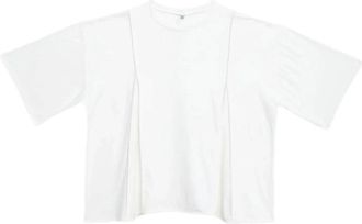 BASERANGE Mul T-shirt - Dames - T-shirts - Wit - L - Katoen - Tops