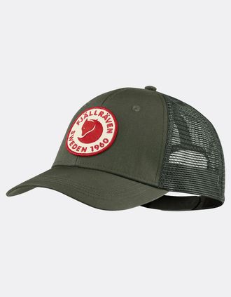 Fj&auml;llr&auml;ven Womens Fjallraven 1960 Logo Unisex Langtradarkeps - Deep Forest 662 - Tan - Size: L/XL