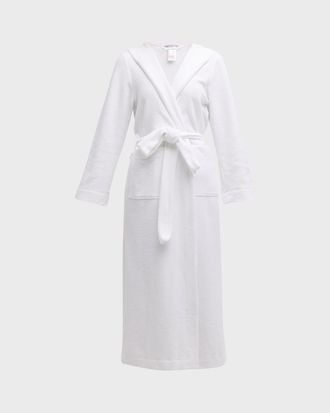 Hanro Hooded Plush Long Robe