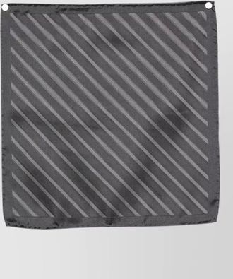 Brunello Cucinelli silk striped pocket square